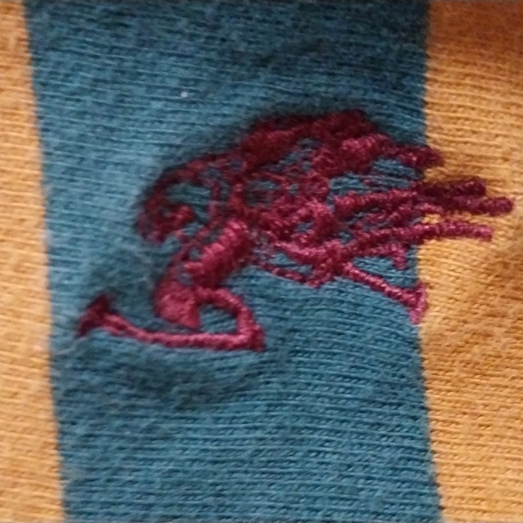 U.S Polo Assn. Slim fit Stripes Sweater sz Medium 100% cotton - Picture 4 of 7